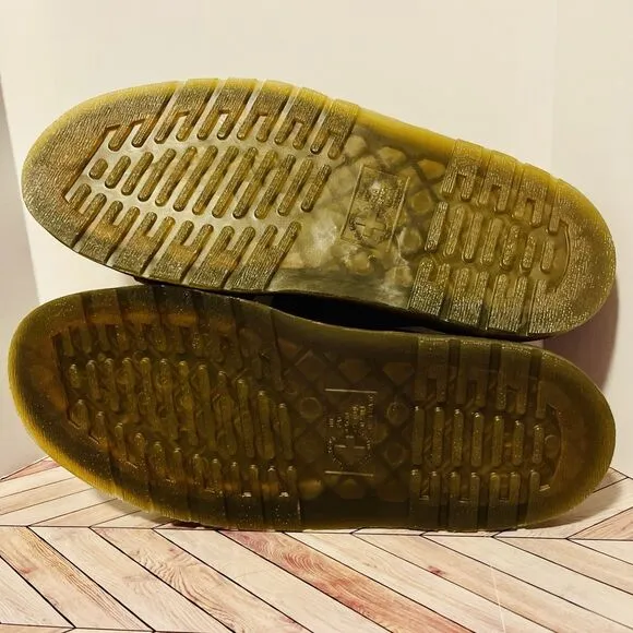 Dr. Martens Josef Nubuck Leather Buckle Slide Sandals Men's 9 W 10 Savannah Tan