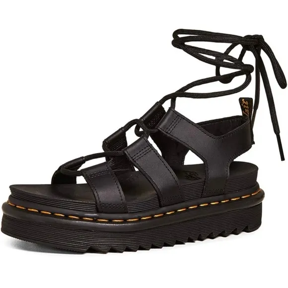 Dr. Martens Nartilla Gladiator platform Sandals black 5