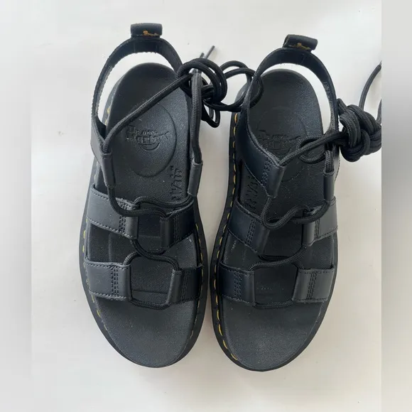 Dr. Martens Nartilla Gladiator platform Sandals black 5
