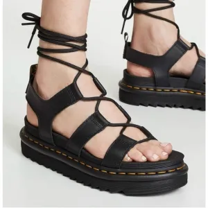 Dr. Martens Nartilla Gladiator platform Sandals black 5
