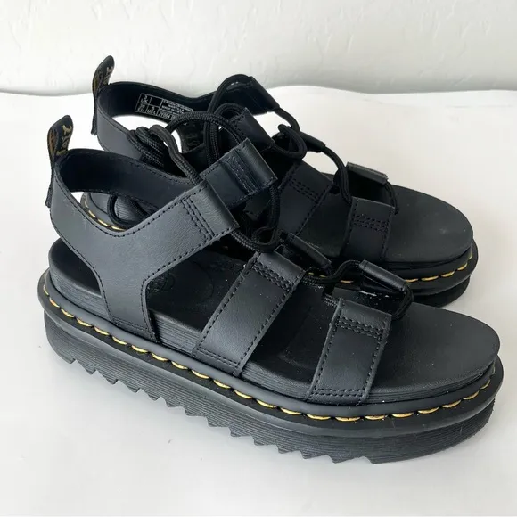 Dr. Martens Nartilla Gladiator platform Sandals black 5