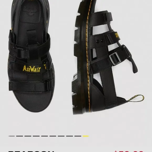 Dr Martens Pearson Webbing Sandals women9 new
