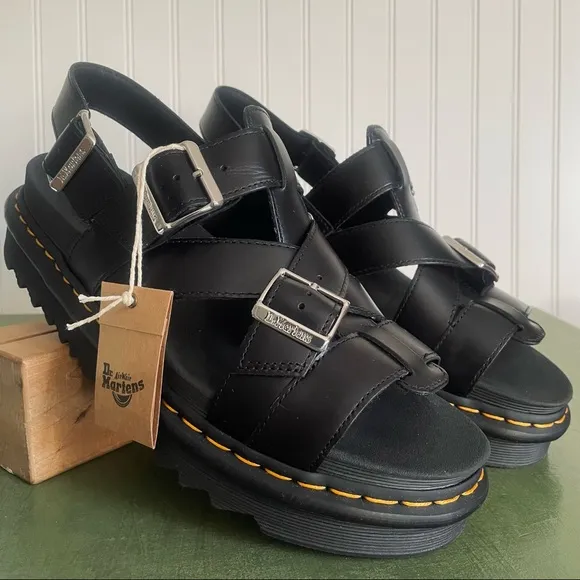 Dr. Martens TERRY II Fisherman's Sandals with Metal Deco