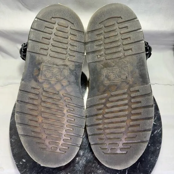 Dr. Martens The Clarissa II Patent Leather Strap Sandals Gladiator Size 6 US
