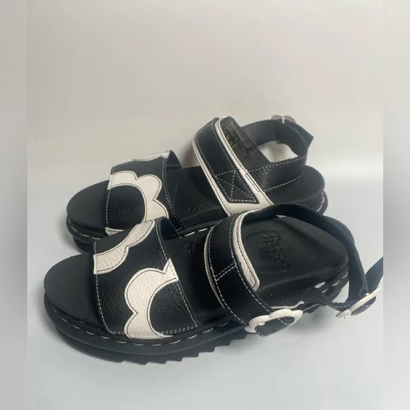 Dr. Martens VOSS PISA LEATHER STRAP SANDALS Size 8