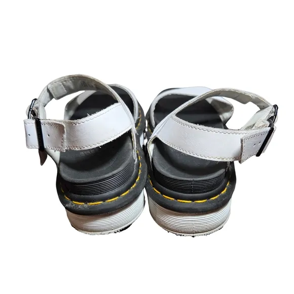 Dr. Martens White Sandals