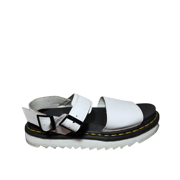 Dr. Martens White Sandals