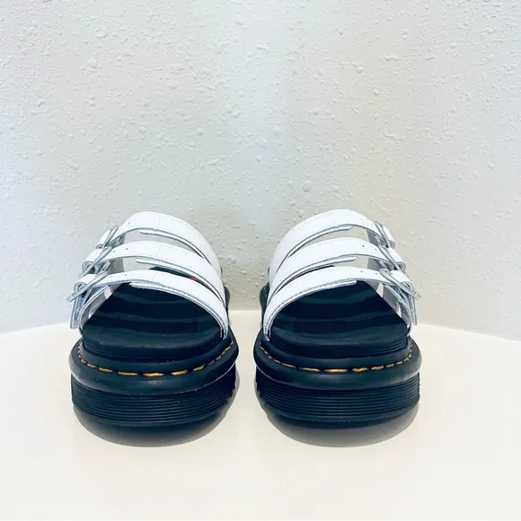 Dr. Martens Women’s Blaire White Leather Platform Sandals/Sz:7,8/NEW