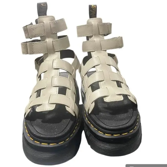Dr. Martens Women's Ricki Gladiator NWOT Combat Moto Platform Sandals