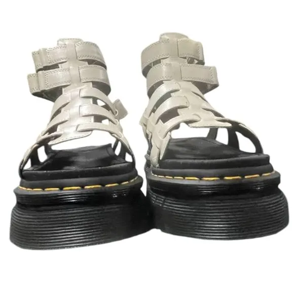 Dr. Martens Women's Ricki Gladiator NWOT Combat Moto Platform Sandals