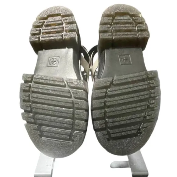 Dr. Martens Women's Ricki Gladiator NWOT Combat Moto Platform Sandals