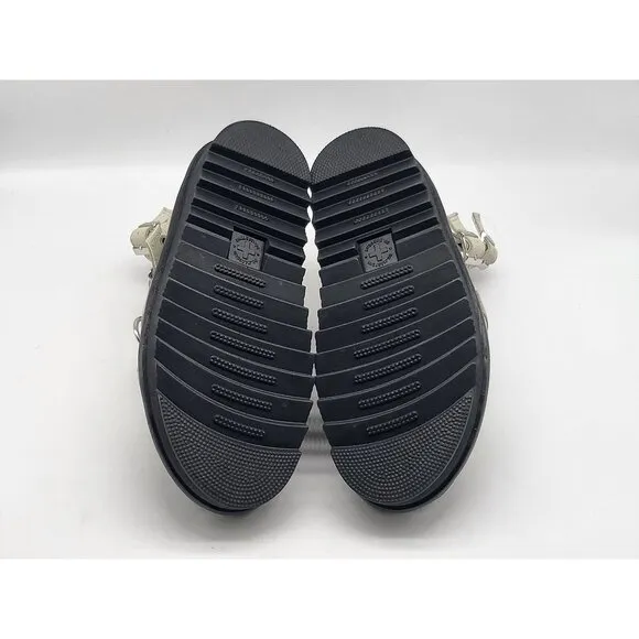 Dr. Martens Zip Up Leather Gladiator Style Olson Sandals Women’s Gray Size 5