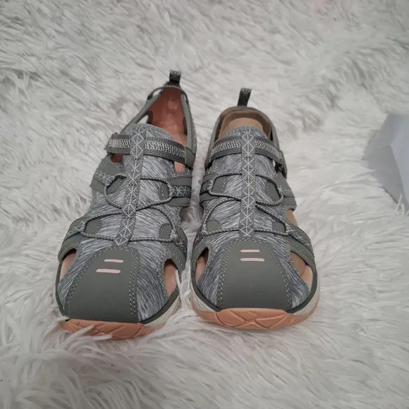 Dr. Scholl's Women's Andrews Fisherman Sandals Gray Size 9