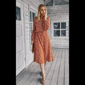 Dresses Casual Wrap Dress Midi Long Sleevest  Maxi Dress