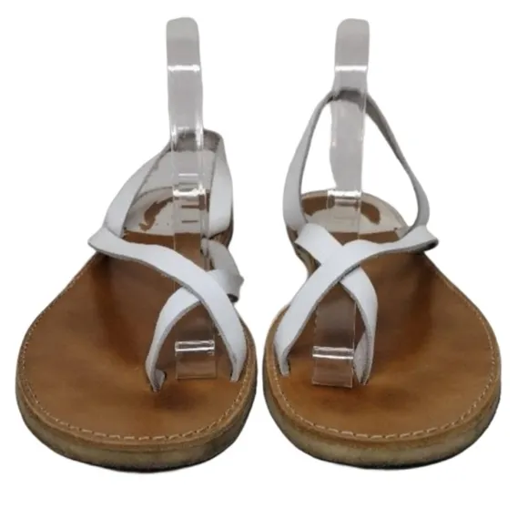 Dries Van Noten Leather Boho Summer Sling Back Sandals