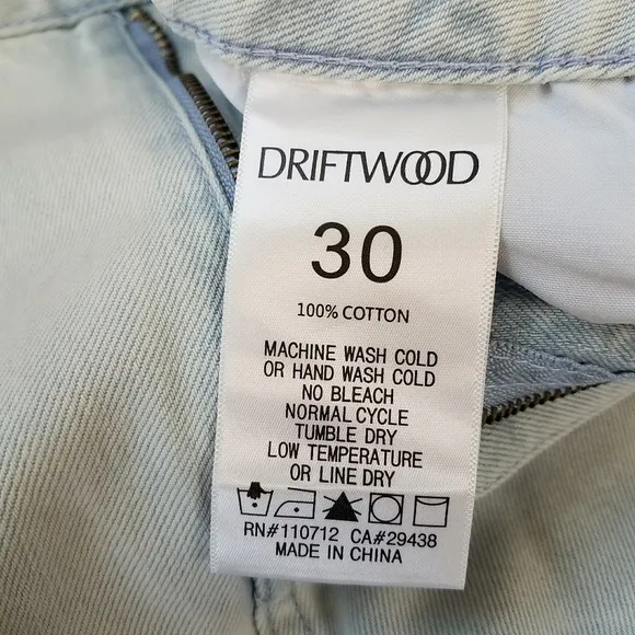 Driftwood Charlee Cropped Eyelet Jeans