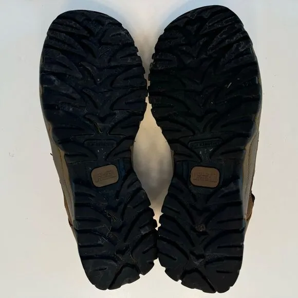 Duluth Trading Co Wild Boar Oiled Leather Sandals Brown 10 Wide 10W Adjustable
