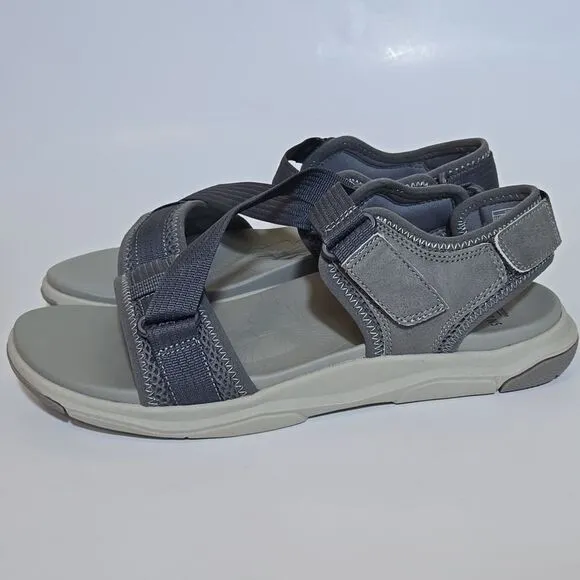Earth Origins Vivvy Hiking Sandals Women's Size 10 Wide Adjustable Camping Grey