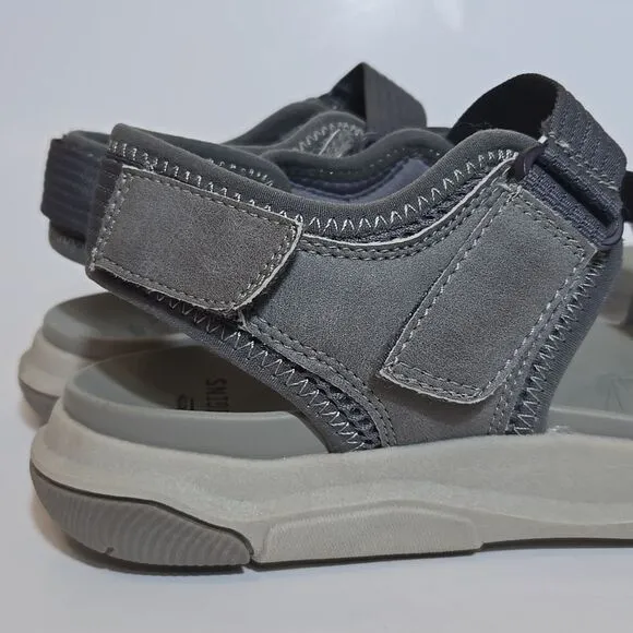 Earth Origins Vivvy Hiking Sandals Women's Size 10 Wide Adjustable Camping Grey