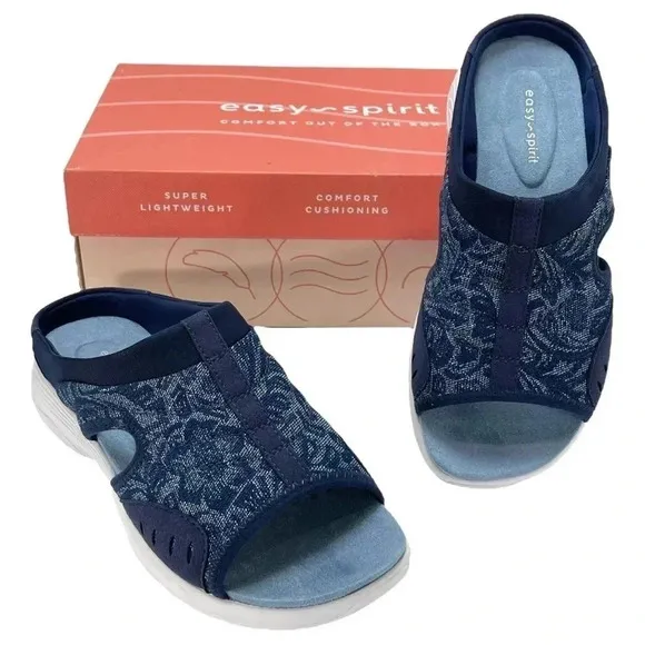 Easy Spirit Traciee Womens Travel Lite Slide Sandals Size 8.5WW