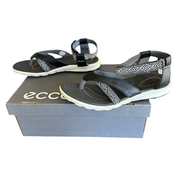 Ecco Cruise Sport Black Sandal Women’s Size 37 EU 37 US Size 6 - 6.5