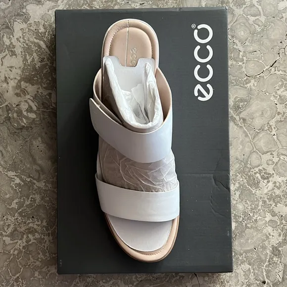 ECCO Shape 35 Wedge 2-Strap Sandals, Size EU 41 | US 10-10.5 NEW in Box $150