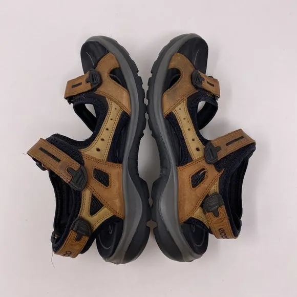 Ecco Yucatan Men's Sandal Leather Trail Hike EUR 39