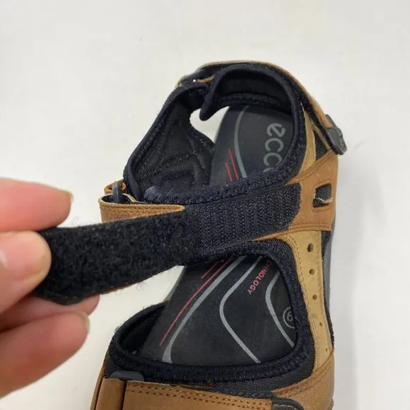 Ecco Yucatan Men's Sandal Leather Trail Hike EUR 39