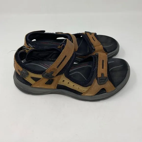 Ecco Yucatan Men's Sandal Leather Trail Hike EUR 39