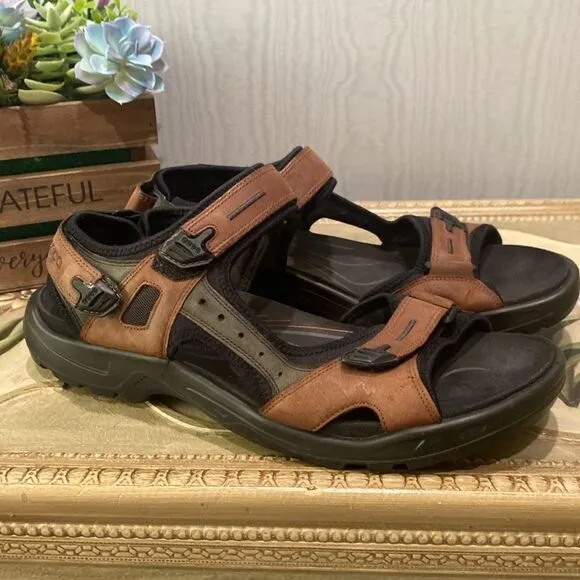 Ecco Yucatán Adjustable Athletic Sport Sandals Men’s EU Size 48