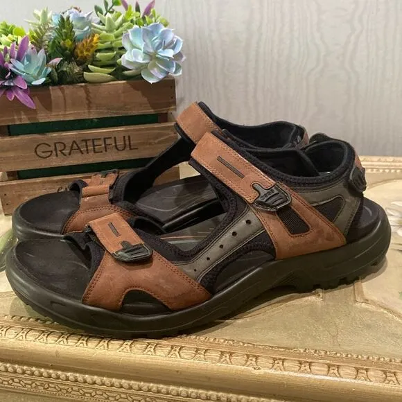 Ecco Yucatán Adjustable Athletic Sport Sandals Men’s EU Size 48