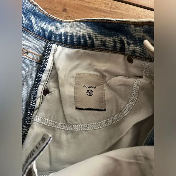 Edyson DELON  Denim high-rise Distressed Shorts; Size 27 NWT! 2 pairs to sell!