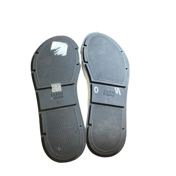 Eileen fisher Dash leather Sandals size 7 1/2 wedge heel