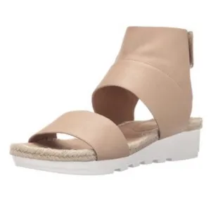 Eileen Fisher Glad Espadrille Leather Sandals 6