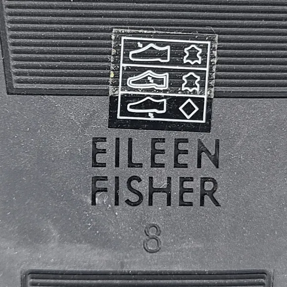 Eileen Fisher Ken Tumbled Nubuck Leather Sandals EF47541 Size 8