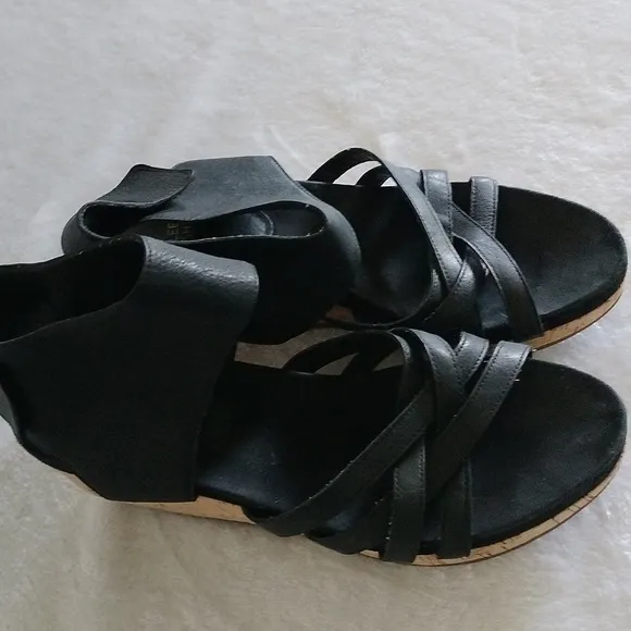Eileen Fisher Platform Wedge Sandals size 9.5