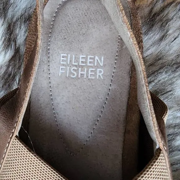 Eileen Fisher Spa Mesh Elastic Sneaker Sandals Size 9.5
