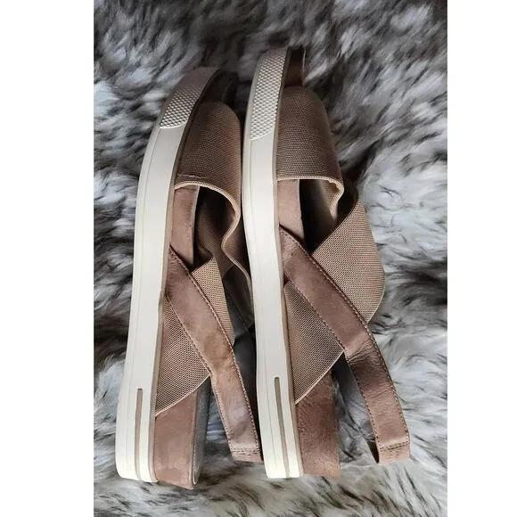 Eileen Fisher Spa Mesh Elastic Sneaker Sandals Size 9.5