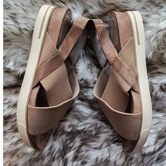 Eileen Fisher Spa Mesh Elastic Sneaker Sandals Size 9.5