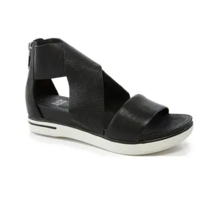 Eileen Fisher Sport Size 8 Tumbled Leather Sport Sandal Platform Sneaker
