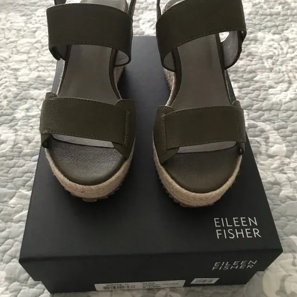 Eileen Fisher Winnie Wedge Sandals