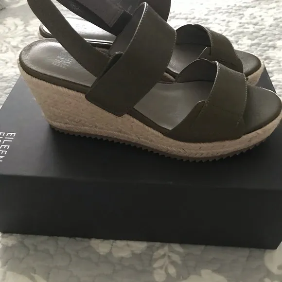 Eileen Fisher Winnie Wedge Sandals