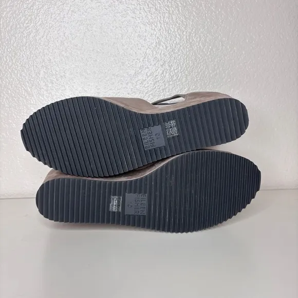 Eileen Fisher‎ Wylee Platform Wedge Taupe Sandal Size 10