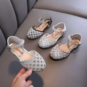 Elegant Girls' Sandals Magic of Shining Toes Shining Princess's Choice