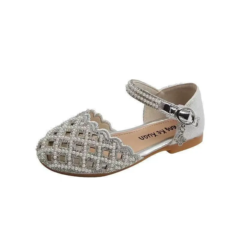 Elegant Girls' Sandals Magic of Shining Toes Shining Princess's Choice