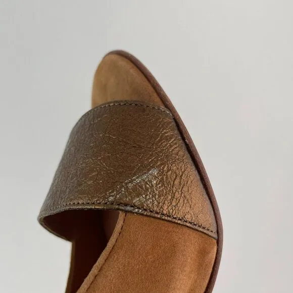 Eleventy Leather Snakeskin Print Suede Block Heel Sandals Brown EU 39/ US 9