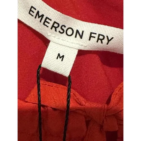 EMERSON FRY Grenadine Red Amy Sundress Dress $228 NWT Medium M Tuckernuck