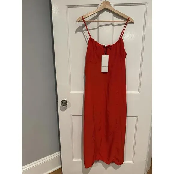 EMERSON FRY Grenadine Red Amy Sundress Dress $228 NWT Medium M Tuckernuck
