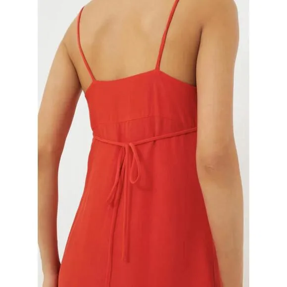 EMERSON FRY Grenadine Red Amy Sundress Dress $228 NWT Medium M Tuckernuck