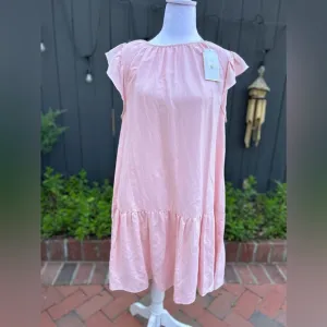 Emily McCarthy Dallas Sleeveless Dress in Strawberry Cream - Size M - NWT